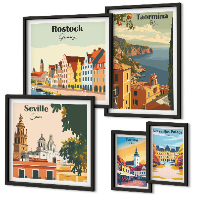 Tableau de décoration murale Paysages des villes européennes