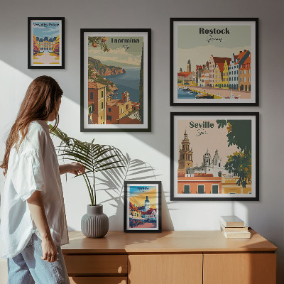Tableau de décoration murale Paysages des villes européennes