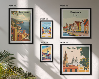 Tableau de décoration murale Paysages des villes européennes