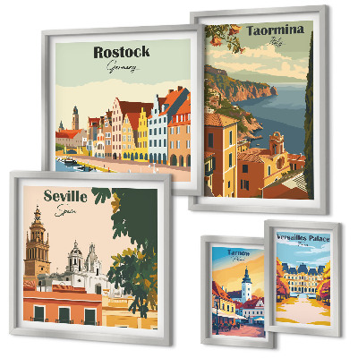 Tableau de décoration murale Paysages des villes européennes