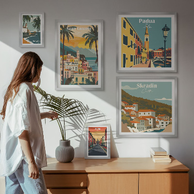 Tableau de décoration murale Paysages des villes européennes