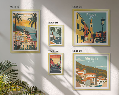 Tableau de décoration murale Paysages des villes européennes