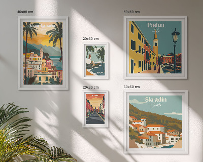 Tableau de décoration murale Paysages des villes européennes