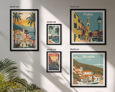 Tableau de décoration murale Paysages des villes européennes