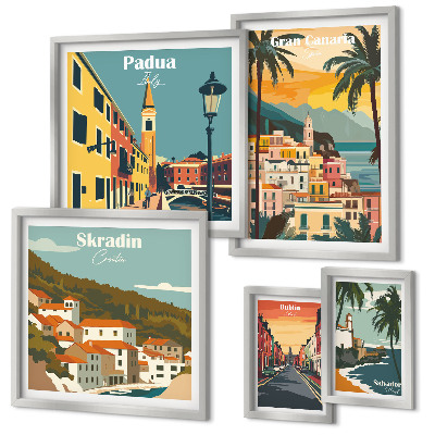 Tableau de décoration murale Paysages des villes européennes