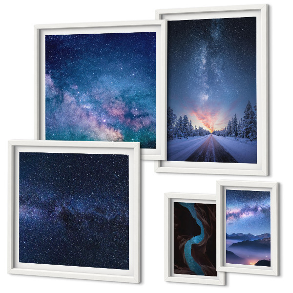 Tableau de décoration murale Paysages nocturnes cosmiques