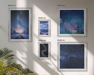 Tableau de décoration murale Paysages nocturnes cosmiques