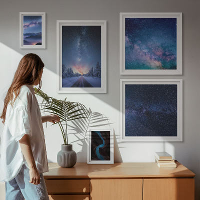 Tableau de décoration murale Paysages nocturnes cosmiques