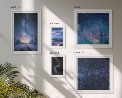 Tableau de décoration murale Paysages nocturnes cosmiques