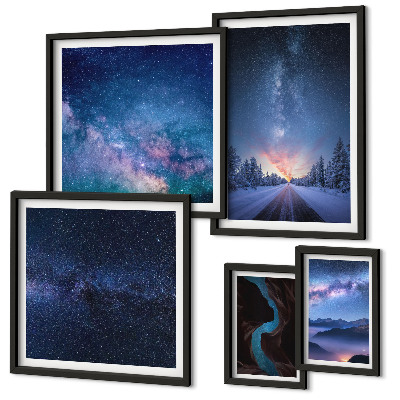 Tableau de décoration murale Paysages nocturnes cosmiques