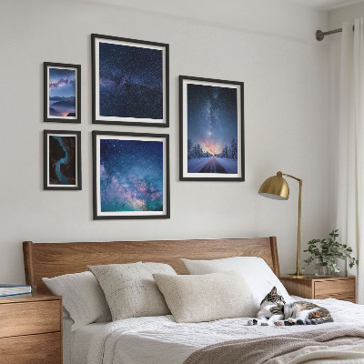 Tableau de décoration murale Paysages nocturnes cosmiques