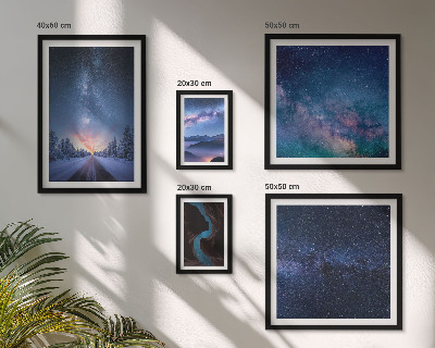 Tableau de décoration murale Paysages nocturnes cosmiques