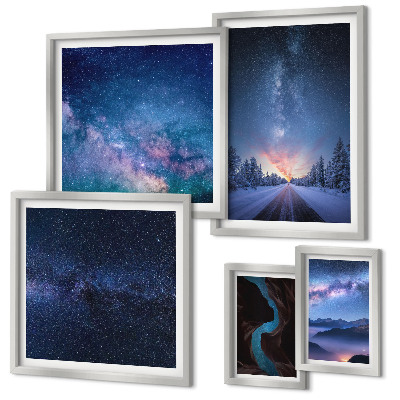Tableau de décoration murale Paysages nocturnes cosmiques