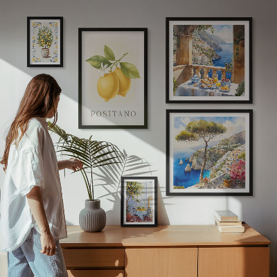Tableau de décoration murale Des notes d'agrumes dans un style méditerranéen