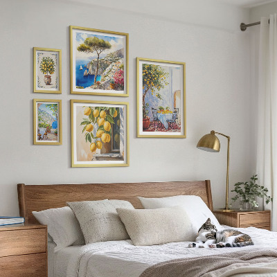 Lot de tableaux encadrés Inspirations d'agrumes au soleil