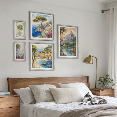 Tableau de décoration murale Paysages de montagnes et vues sur la mer