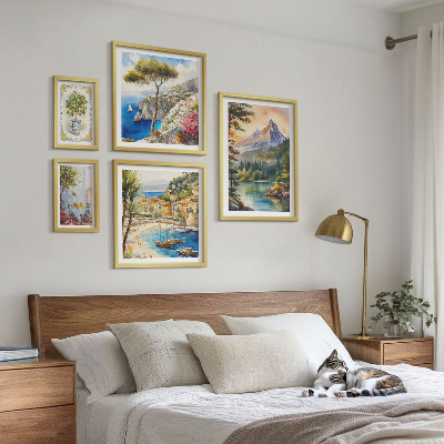 Tableau de décoration murale Paysages de montagnes et vues sur la mer