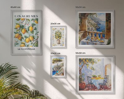 Tableau de décoration murale Inspirations d'agrumes de Provence