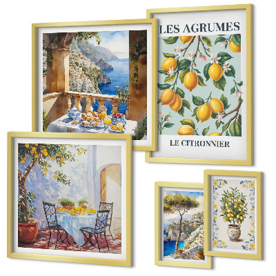 Tableau de décoration murale Inspirations d'agrumes de Provence