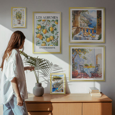 Tableau de décoration murale Inspirations d'agrumes de Provence