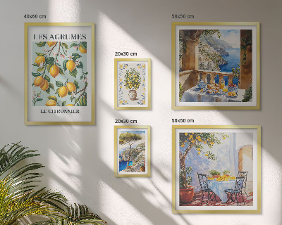 Tableau de décoration murale Inspirations d'agrumes de Provence