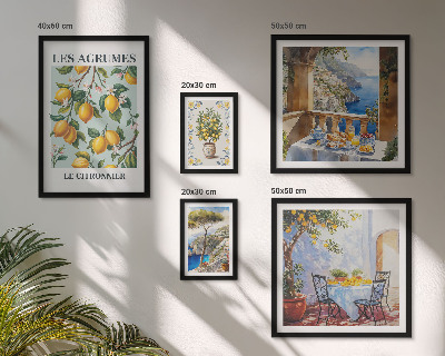 Tableau de décoration murale Inspirations d'agrumes de Provence