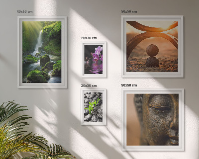 Ensemble de 5 tableaux Harmonie de la nature minimaliste
