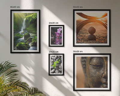 Ensemble de 5 tableaux Harmonie de la nature minimaliste