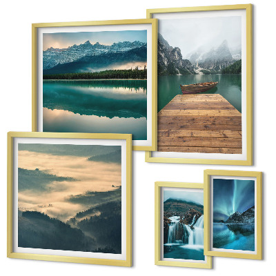 Tableau de décoration murale Paysages, cascades, montagnes