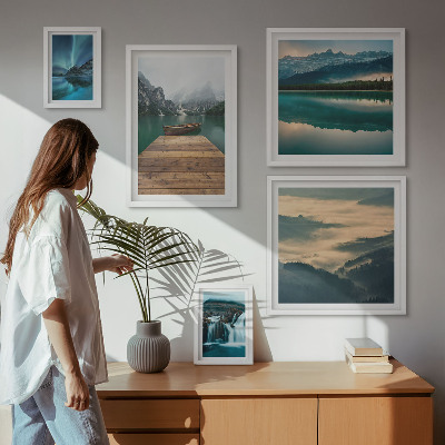 Tableau de décoration murale Paysages, cascades, montagnes