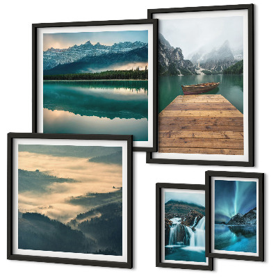 Tableau de décoration murale Paysages, cascades, montagnes