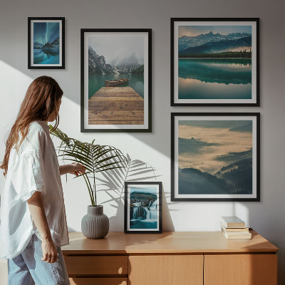 Tableau de décoration murale Paysages, cascades, montagnes
