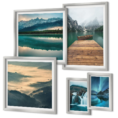 Tableau de décoration murale Paysages, cascades, montagnes