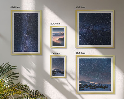 Tableau de décoration murale Paysages célestes cosmiques