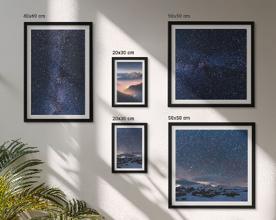 Tableau de décoration murale Paysages célestes cosmiques