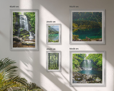 Tableau de décoration murale Cascades, paysages forestiers, nature