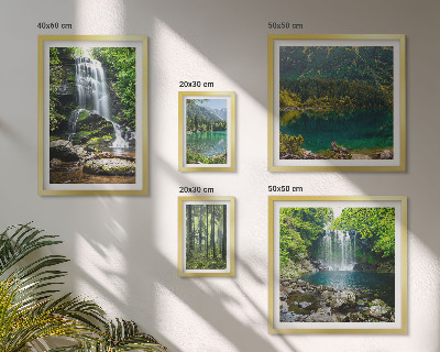 Tableau de décoration murale Cascades, paysages forestiers, nature