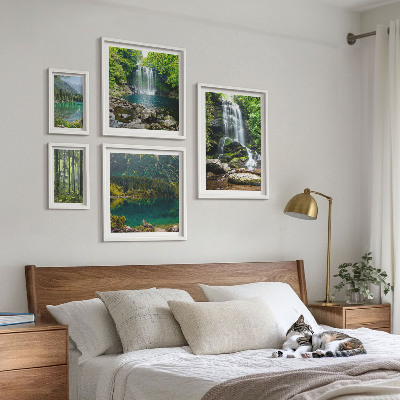 Tableau de décoration murale Cascades, paysages forestiers, nature