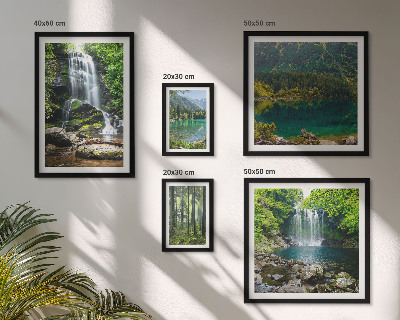 Tableau de décoration murale Cascades, paysages forestiers, nature