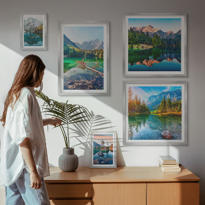 Tableau de décoration murale Paysages de montagne, lacs, forêts