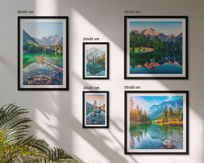 Tableau de décoration murale Paysages de montagne, lacs, forêts