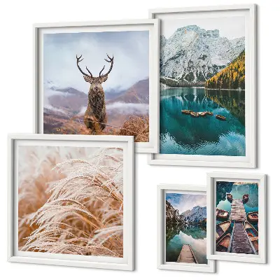 Tableau de décoration murale représentant des paysages de montagne et la beauté de la nature