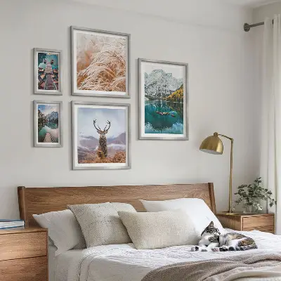Tableau de décoration murale représentant des paysages de montagne et la beauté de la nature