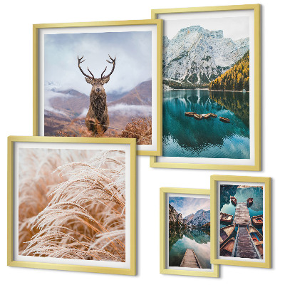 Tableau de décoration murale Les paysages de montagne et la beauté de la nature