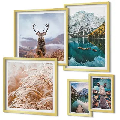 Tableau de décoration murale représentant des paysages de montagne et la beauté de la nature