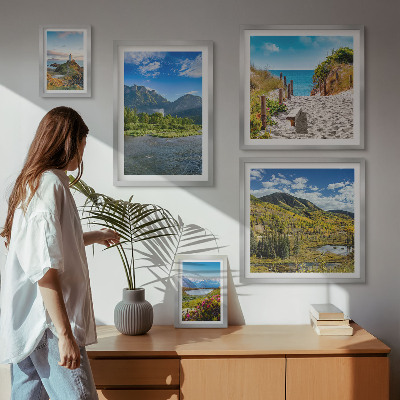 Tableau de décoration murale Paysages de montagnes et de plages