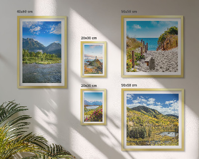 Tableau de décoration murale Paysages de montagnes et de plages