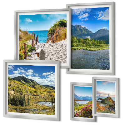Tableau de décoration murale Paysages de montagnes et de plages