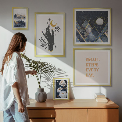 Tableau de décoration murale Style bohème inspiré par la nature et les messages