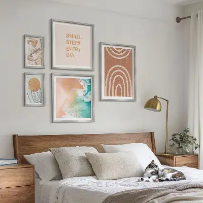 Tableau de décoration murale motifs végétaux élégants